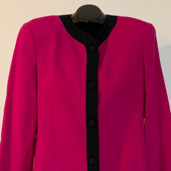 New with tag Ellen Tracy 2pc wool coat and skirt Size 12/14 - Picture 2 of 11